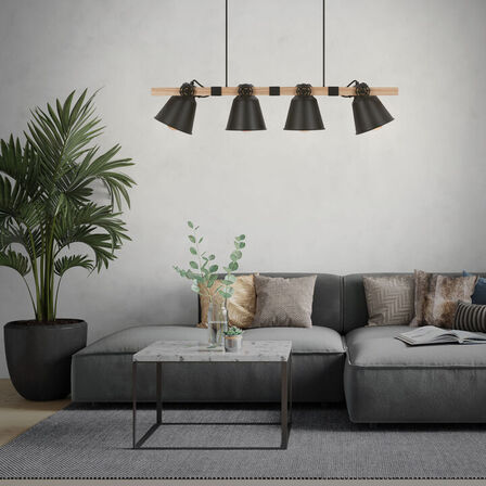 Briloner pendel i træ 85 cm(ubrugt)