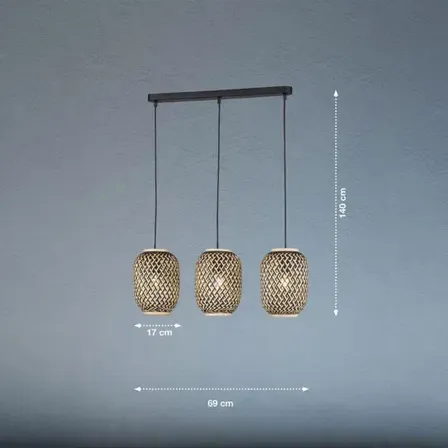 Fischer og honsel hummel 3 pendel 140 cm sort(ubrugt)