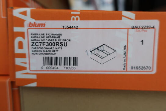 2 stk. indsats til bestikskuffer BLUM 