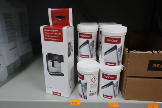 Diverse rengøring til opvaskemaskiner samt kaffemaskiner MIELE 