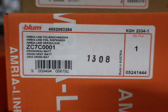 5 stk. indsats til bestikskuffer BLUM