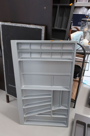 7 stk. assorteret bestikbakker