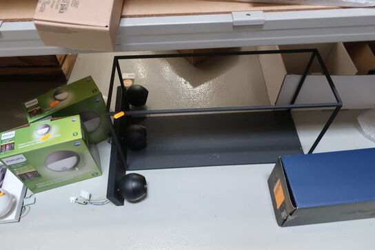 Diverse lamper samt pærer