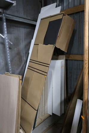 Div. Bordplader samt reservedele til køkken