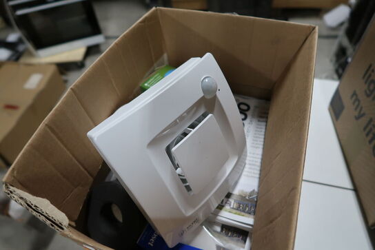 Kasse med udsugning m.m.