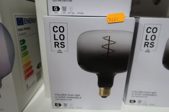 7 stk. pærer COLORS Oval Light