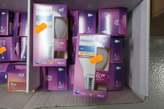 Ca. 20 stk. pærer PHILIPS 