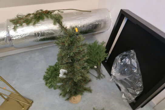 Juletræ samt div. Grene