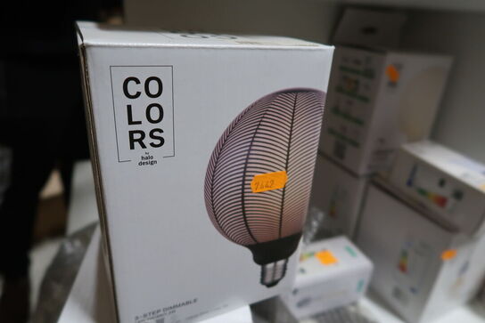 5 stk. pærer COLORS samt 2 stk. pærer