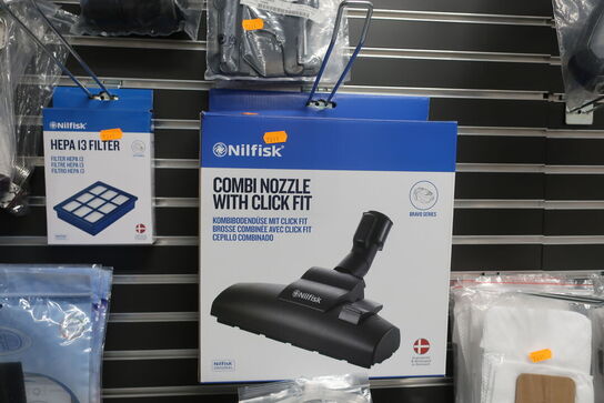 Diverse tilbehør til støvsugere