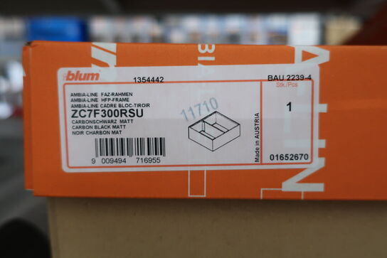 2 stk. indsats til bestikskuffer BLUM 