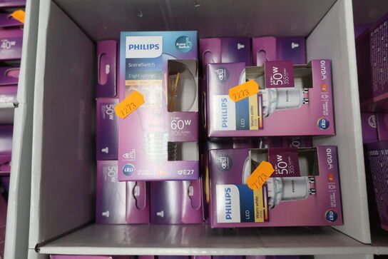 Ca. 28 stk. pærer PHILIPS 