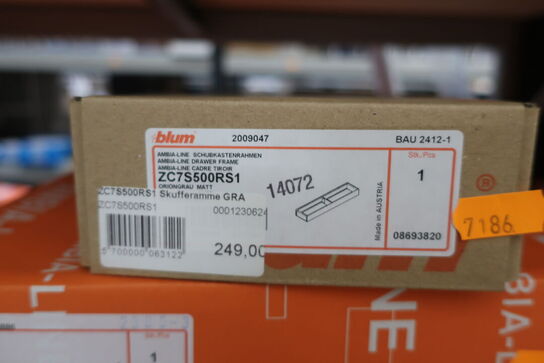 5 stk. indsats til bestikskuffer BLUM