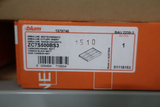 2 stk. bestikskuffer BLUM