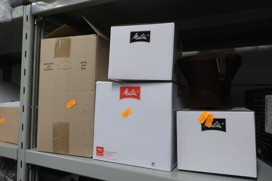 Diverse udstyr til kaffemaskiner 