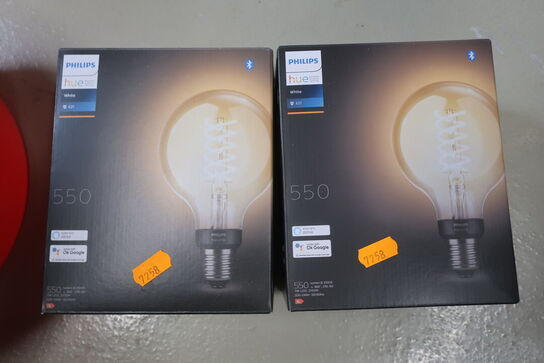 2 stk. pærer PHILIPS Hue 550