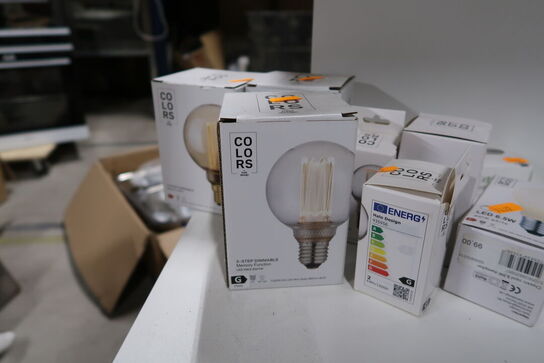 8 stk. pærer COLORS