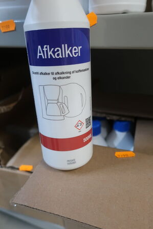 Fugebørster, kalksten samt afkalker 