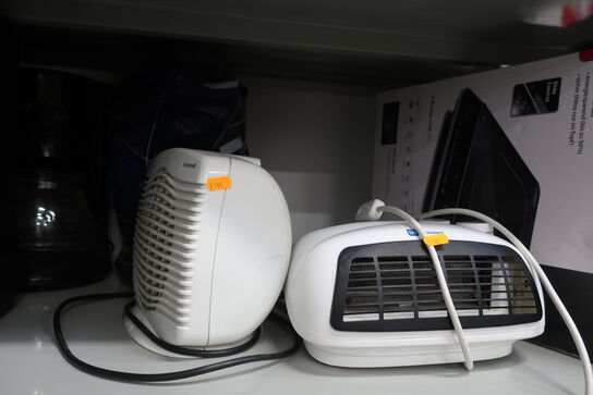 Kaffemaskiner, varmeblæsere m.v. 