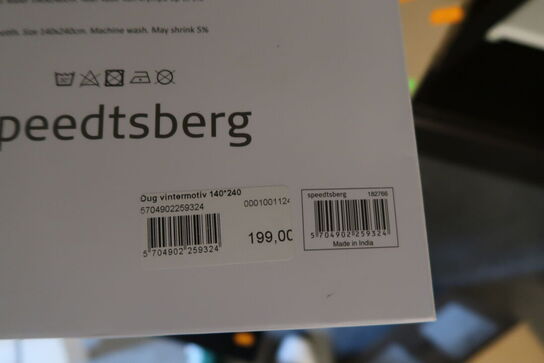 Dug SPEEDTSBERG Vintermotiv 140x240 cm