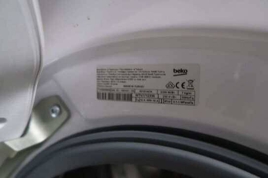 Vaskemaskine BEKO WTV7712XW