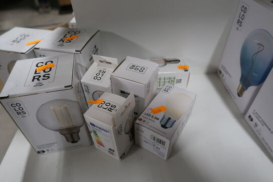 8 stk. pærer COLORS