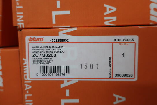 5 stk. indsats til bestikskuffer BLUM