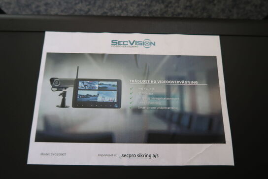 Trådløst videoovervågning SECVISION SV-5200KIT