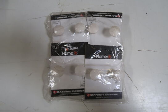 20 pk. Home>it wooden knob Ø25 mm white oak 2 pcs