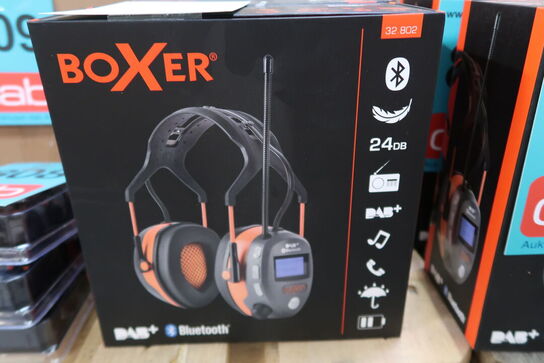 Boxer Høreværn med Bluetooth og DAB-/FM-radio