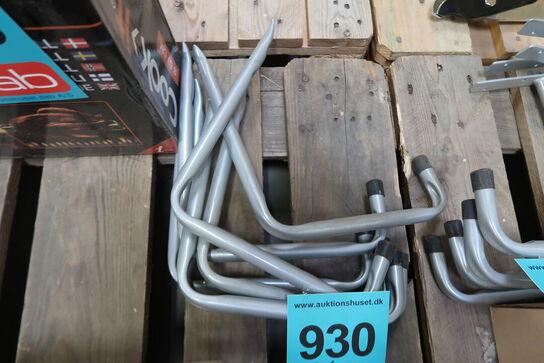 7 stk. Redskabs ophæng til skur 