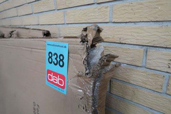 3 stk. HOME It® foldbart rundt barbord, hvidt/gråt