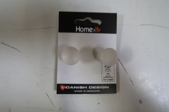 20 pk. Home>it wooden knob Ø25 mm white oak 2 pcs