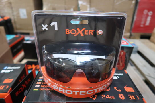 2 stk. Boxer Sikkerhedsbriller mørkt glas