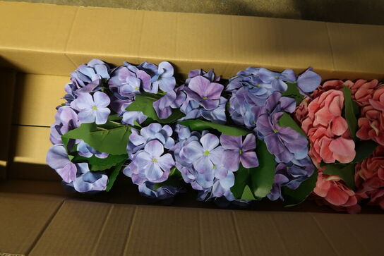 24 stk. Kunstige blomster