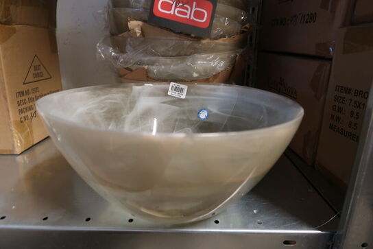 10 stk. Glasskåle - Ø 29 cm 