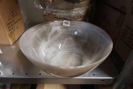 10 stk. Glasskåle - Ø 29 cm 