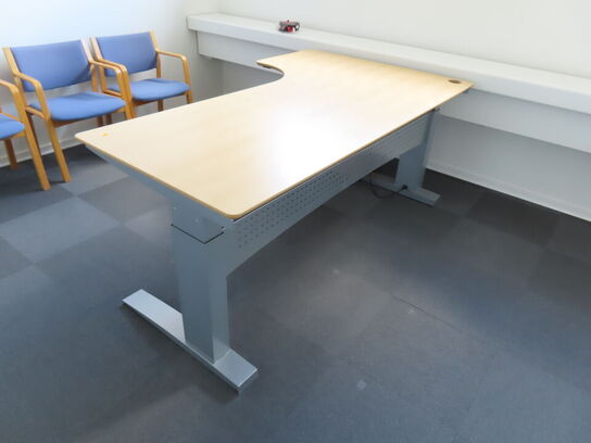 Hæve/Sænkebord inkl. Kontorskuffemodul