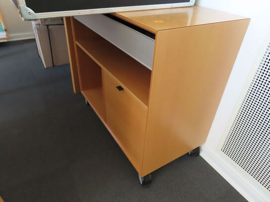 Kommode med skuffe og arkivskuffe inkl. Nøgler