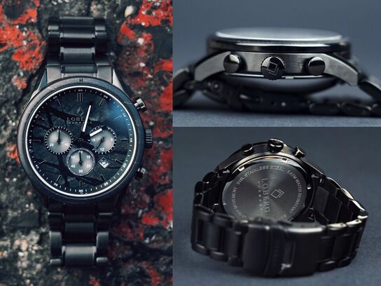 Herreur med marmor urskive(Picasso jaspis)