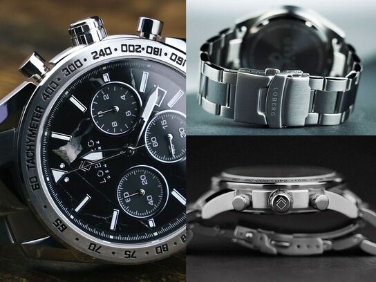 Herreur med marmor urskive.