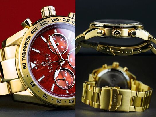 Herreur med marmor urskive.