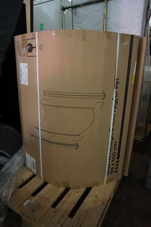 2 stk Buede Nordic Glashavehegn Røgfarvet 93x100 cm