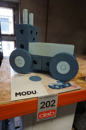 MODU 3-i-1 Gåvogn - Deep Blue/Sky Blue