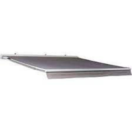 Rivoli manuel markise - hvid/grå 4,8x3 meter 