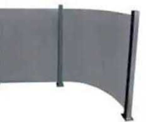 2 stk Buede Nordic Glashavehegn Røgfarvet 93x100 cm