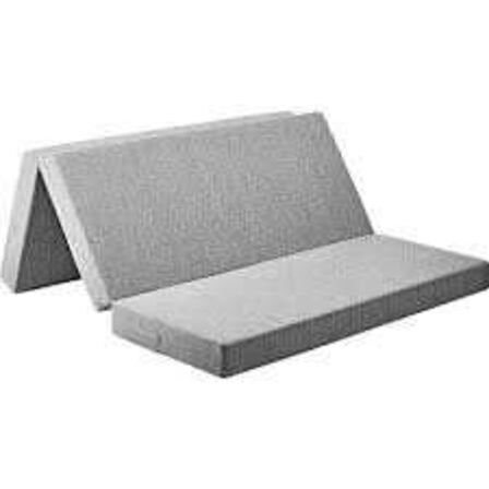 Sleepy lux foldemadras Lysegrå 200x180x12 cm