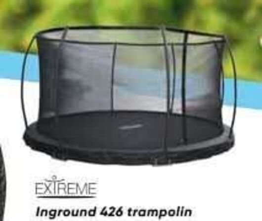 Extreme inground havetrampolin Ø: 426 cm