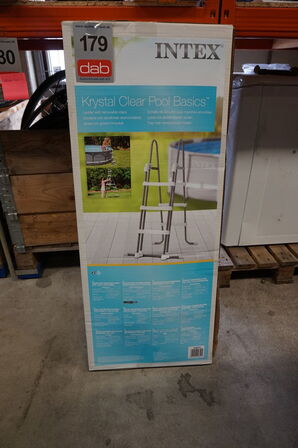 Intex Deluxe Pool sikkerhedsstige med aftagelige trin til pools - 92-107 cm