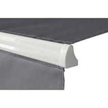 Rivoli manuel markise - hvid/grå 4,8x3 meter 